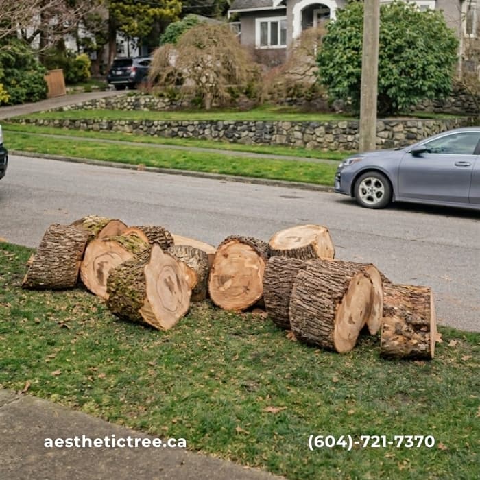 Complete residential tree removal and property cleanup in New Westminster