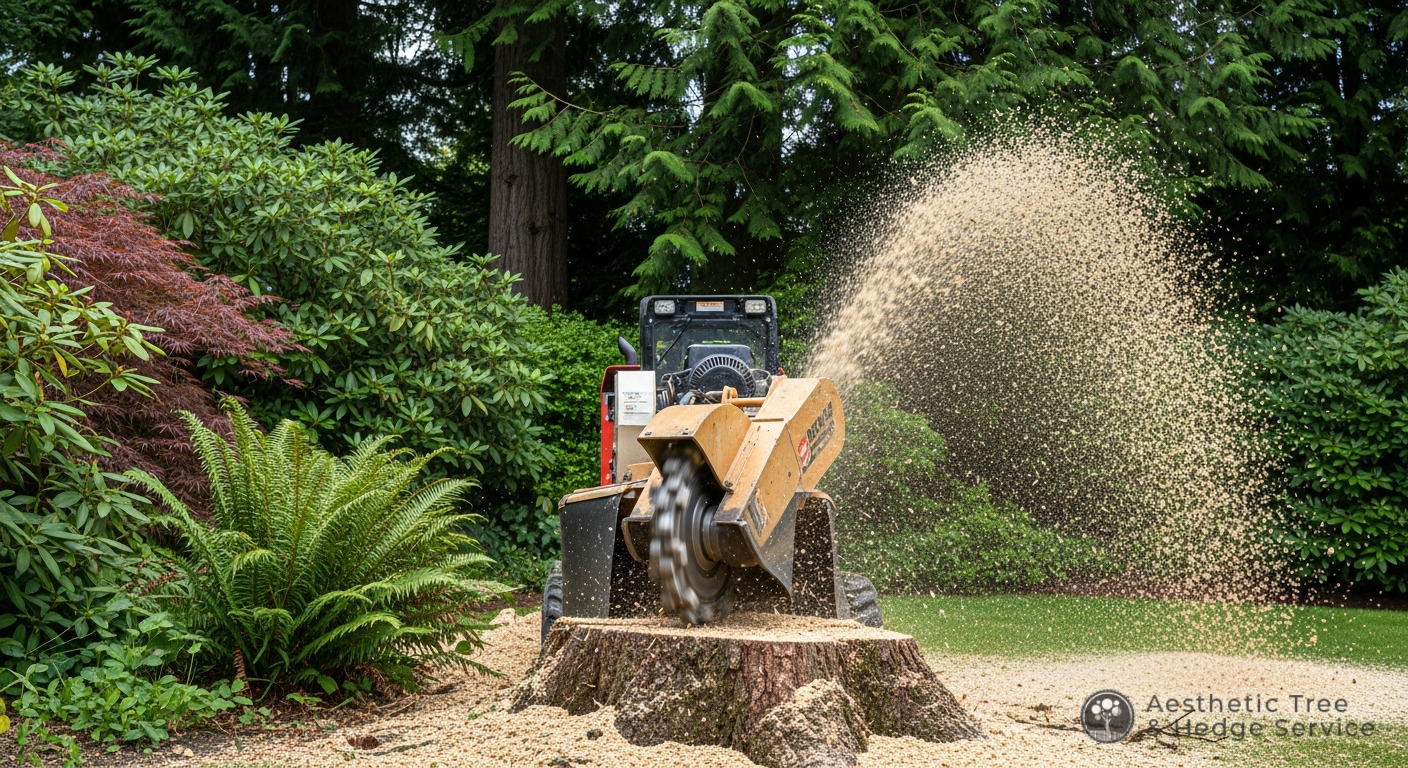 Stump Grinding Vancouver — detail